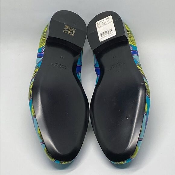 Versace Masks Print Silk Twill Loafer size 43/us size 10 - Picture 11 of 13